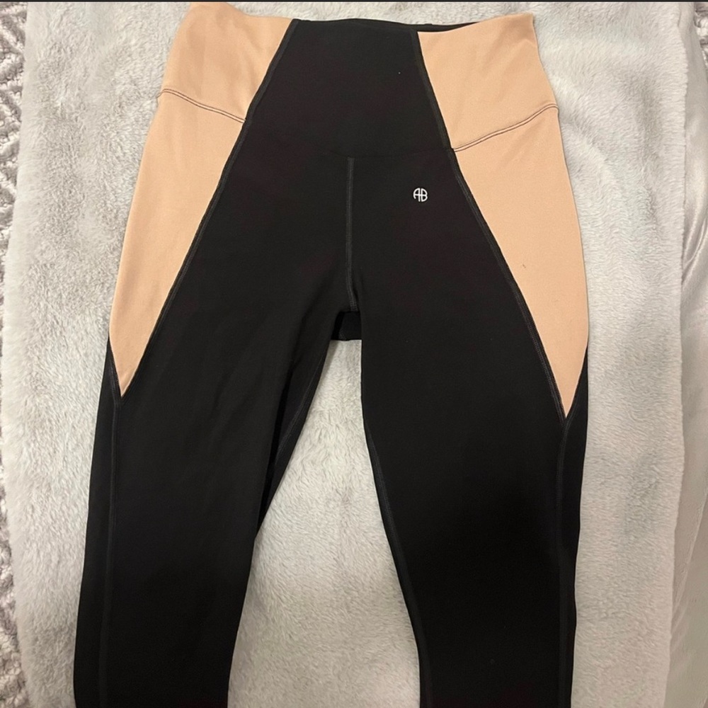 Brand new never worn Anine Bing Two Tone Blake leggings size small